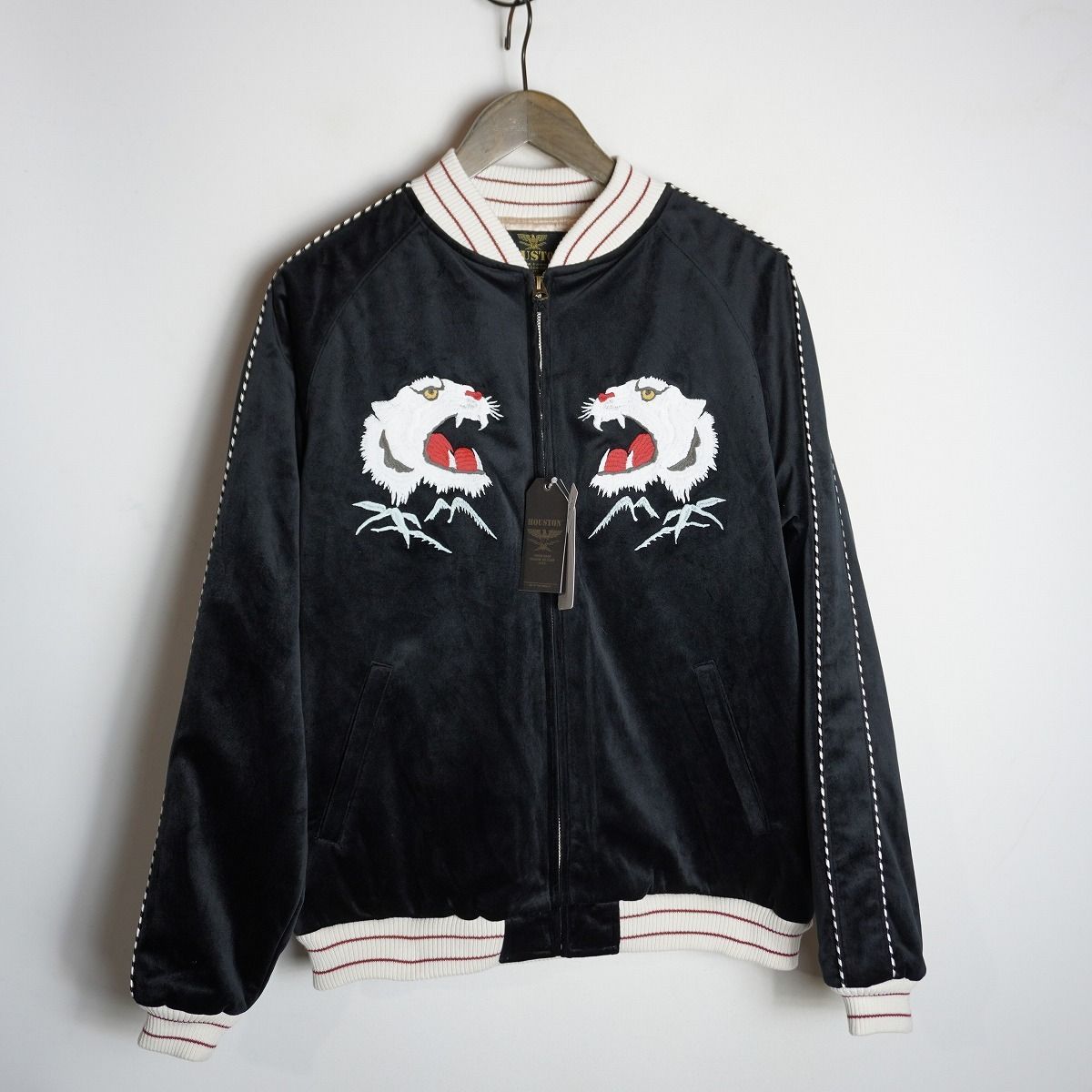 新品 正規 HOUSTON ヒューストン 別珍 スカジャン ヴェルベット