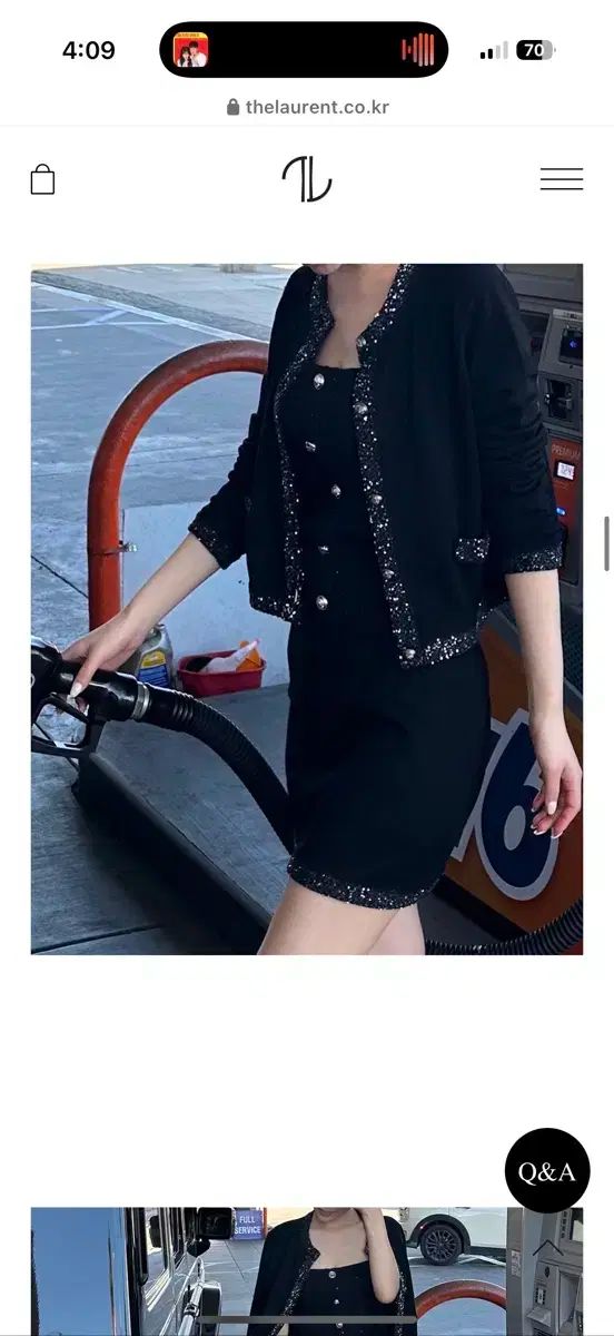 THE LAURENT ザ ローラン クルーネックニ ットセットアップ