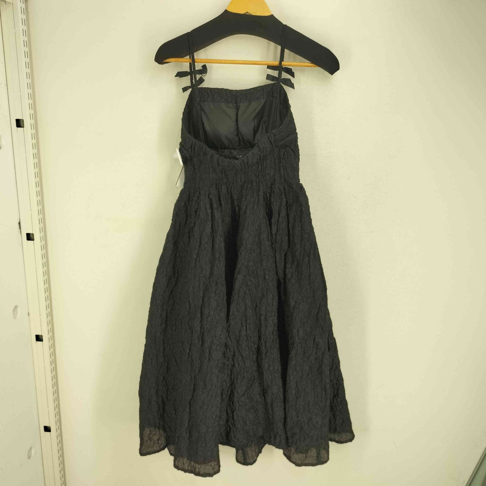 スナイデル snidel ドレスラボ シアー ジャガード リボン キャミ