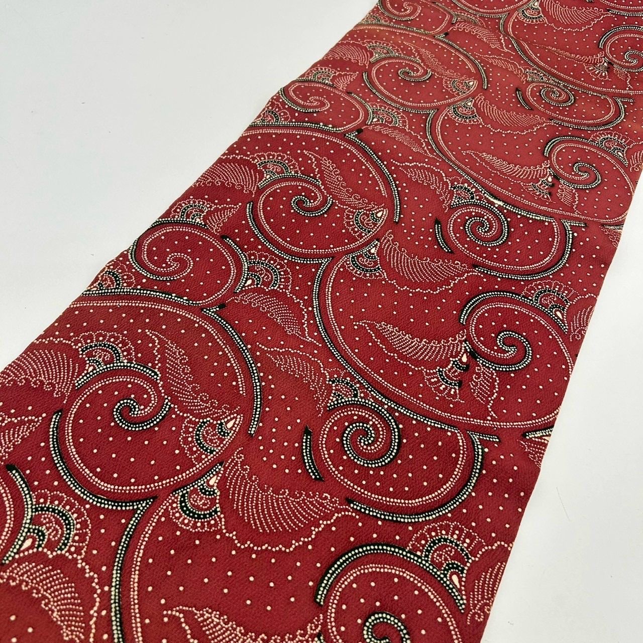 名古屋帯 正絹 縮緬 型染め 素敵な染め 九寸MA-1005 - メルカリ