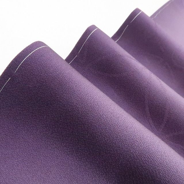 ❁tomihisa❁ BANKAN 七宝 縦暈し 着物 正絹 仕付け糸付 はんなりグラデーションに七宝と兎の隠し味 小紋 4588