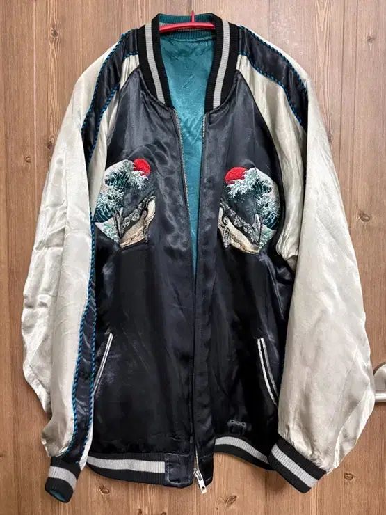 スクリプト クジラ スカジャン XXL