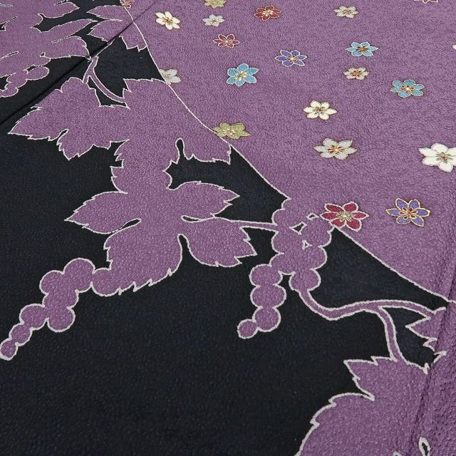 六花-RIKKA- 美品 正絹 千地泰弘落款 葡萄 訪問着 着物 A3934 - メルカリ