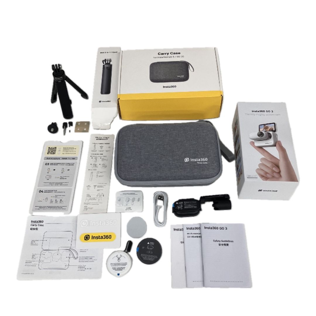 insta360 Go3 128GB アクションカメラ ホワイト 純正 付属 S10581236