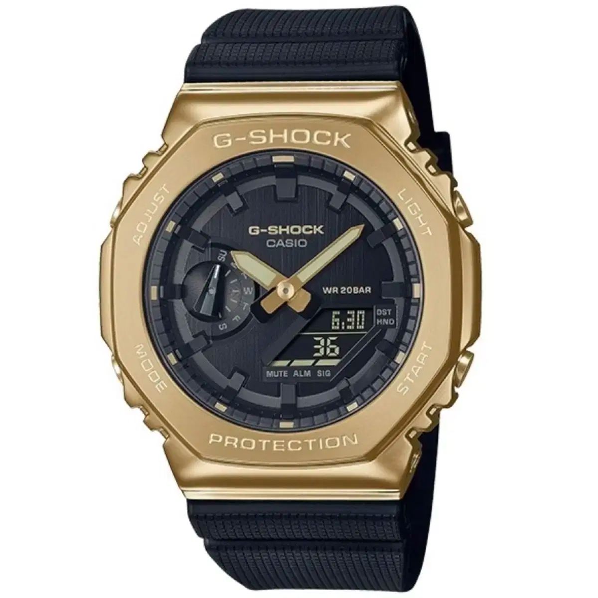 G-SHOCK メタル ジーアイルオーク GM-2100G GOLD - ブラック