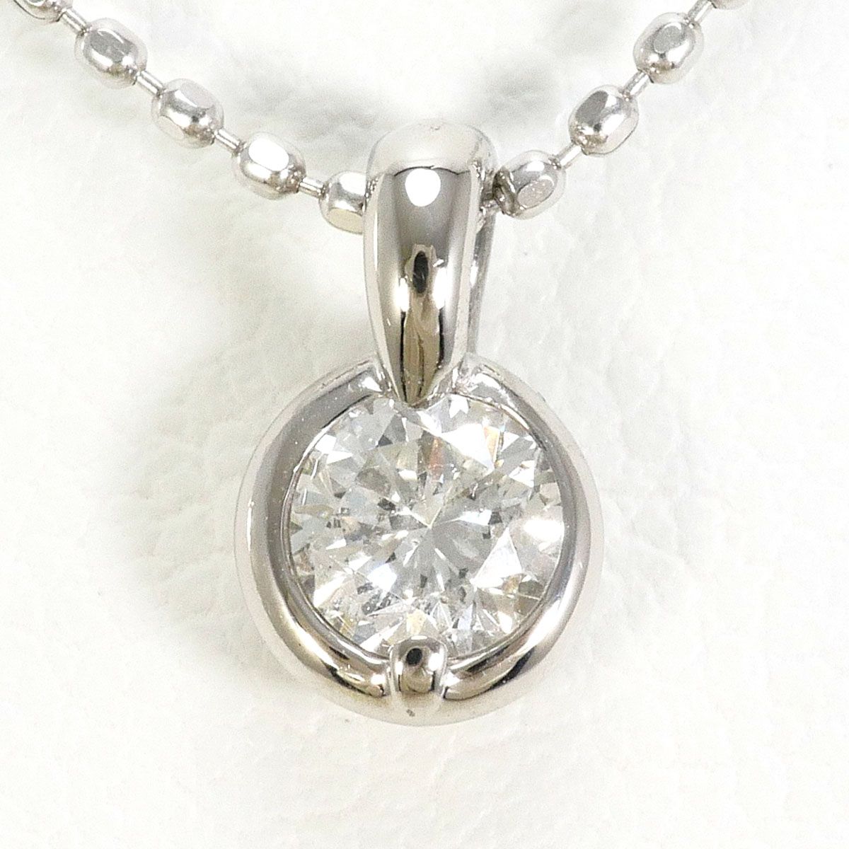 PT/プラチナ PT850/プラチナ ネックレス ダイヤモンド 0.20ct 総重量約 