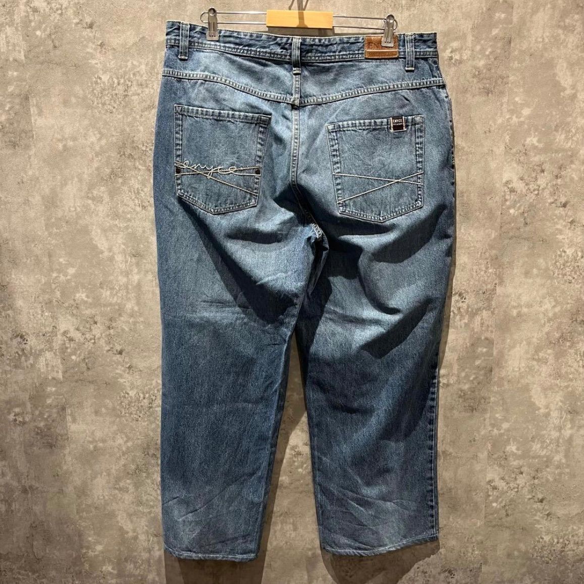 USA古着 ENYCE エニーチェ B系 Y2K バギー デニムパンツ 00s 装飾 
