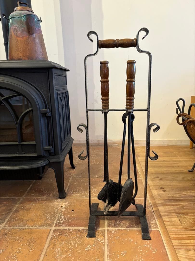 ダッチウエストジャパン ファイヤーツール ウッドホルダー＆ツール