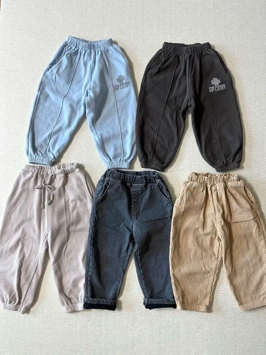 ミニミニ봉봉 外 ユア 起毛 ジョガー ズボン まとめ m 4歳 5歳