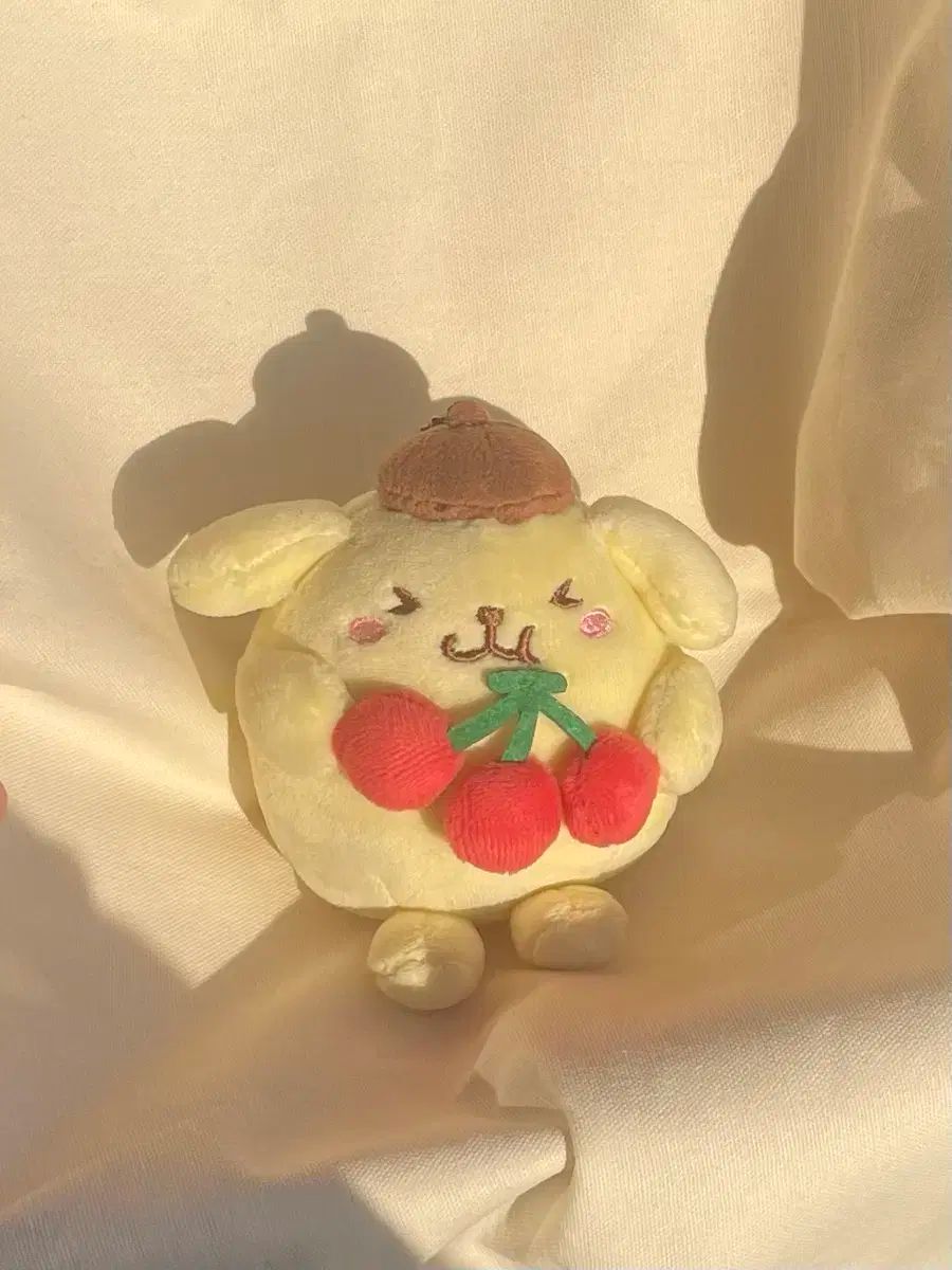 ポムポムプリン ぬいぐるみ もぐもぐ さくらんぼ デザート マスコット ヴィンテージ