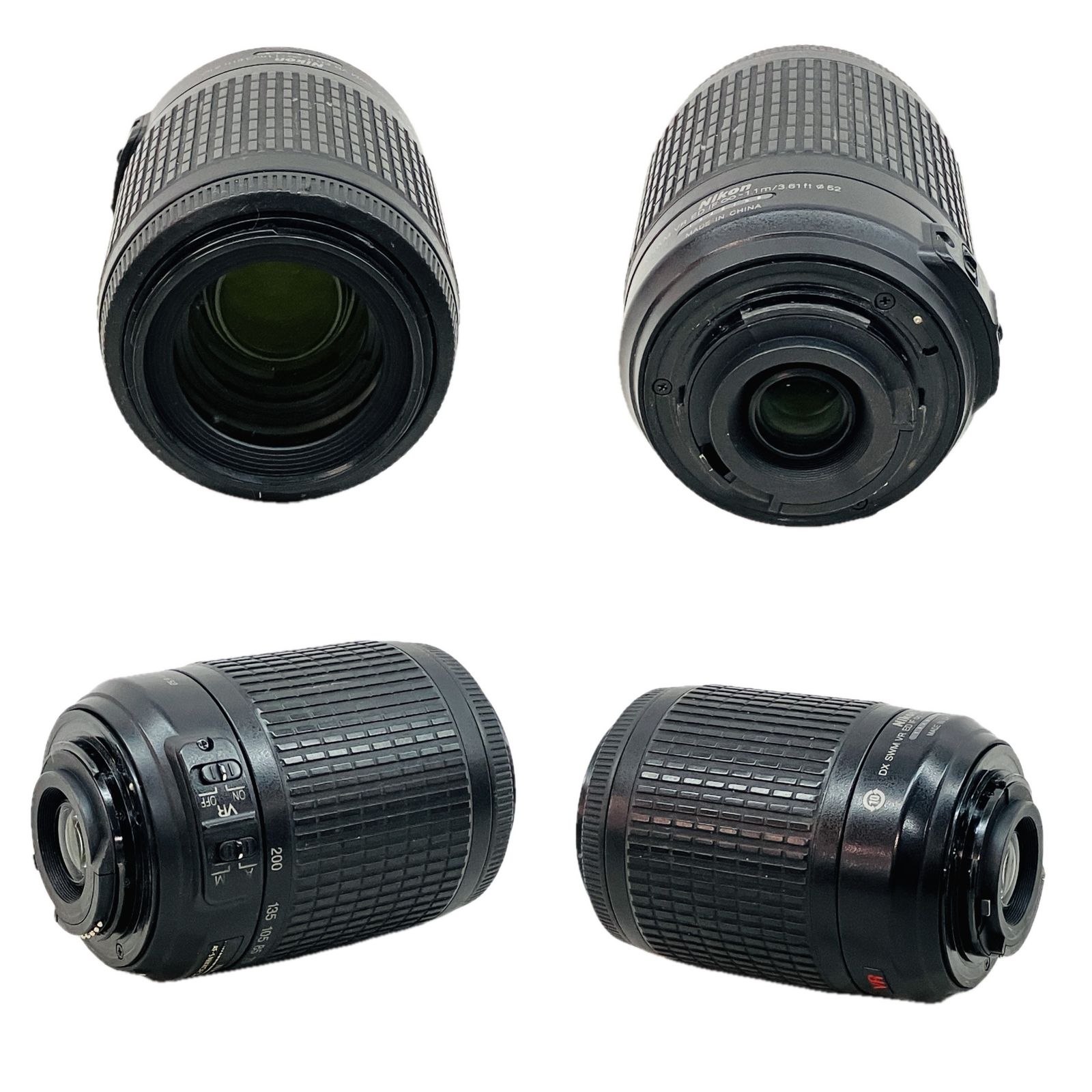 Nikon D5000 AF-S NIKKOR 18-55mm F3.5-5.6 55-200mm F4-5.6 ダブル