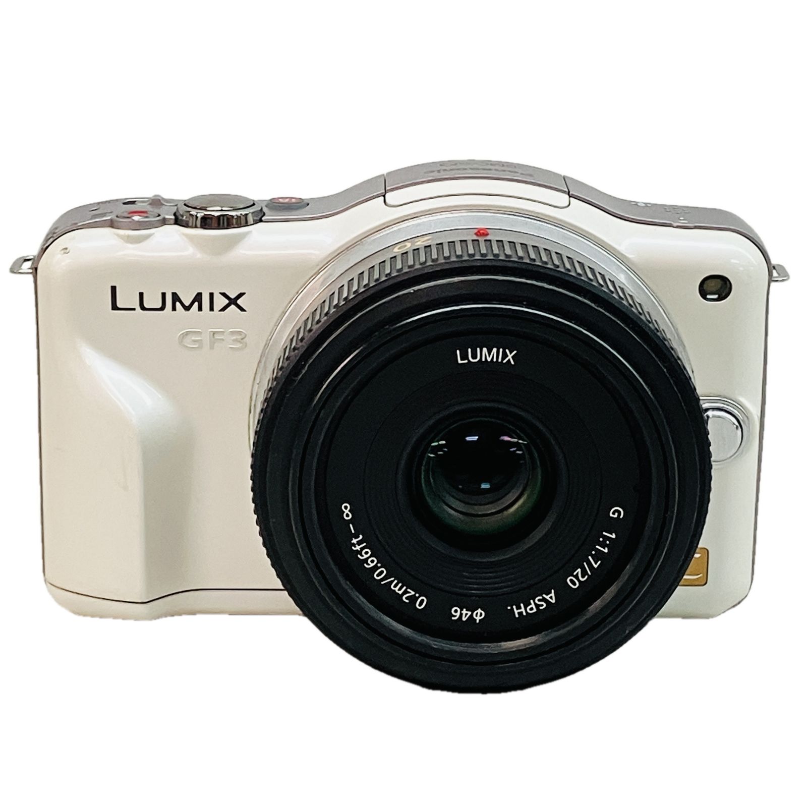 【2025年最新作】 LUMIX GF3 ミラーレス一眼 H-H020 20mm レンズセット カメラ C10606860 全国配信早速 送料無料！