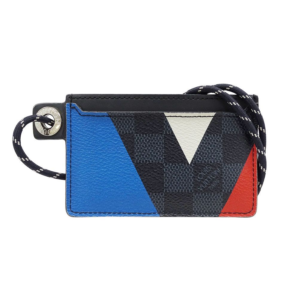 ルイ ヴィトン LOUIS VUITTON カードケース メンズ ブランド ダミエコバルトキャンバス アメリカズカップ ポルトカルト コード ネイビー マルチ N41629 カード入れ スポーティ カジュアル おしゃれ
