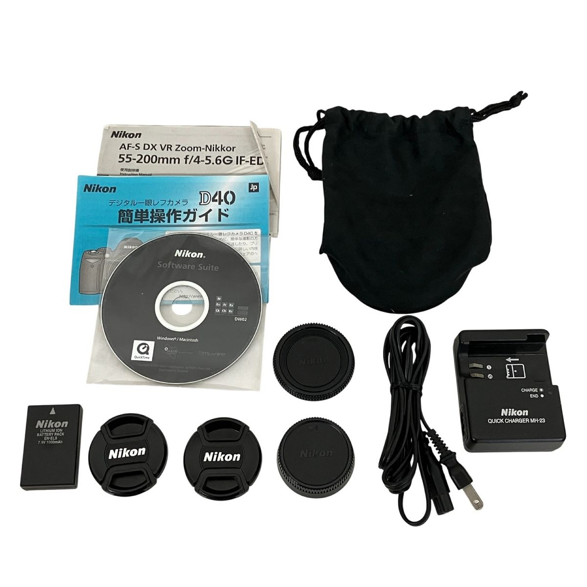 Nikon ニコン D40 デジタル一眼カメラ ダブルズームキット 標準 望遠
