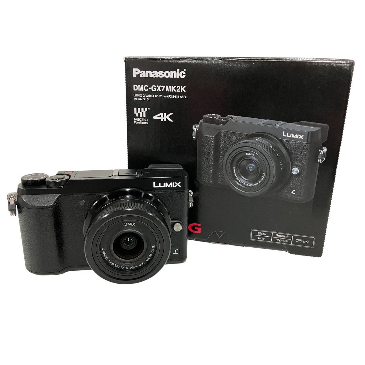 Panasonic LUMIX DMC-GX7MK2K G VARIO 12-32mm F3.5-5.6 ASP 標準ズーム レンズキット カメラ 良好 B10603391