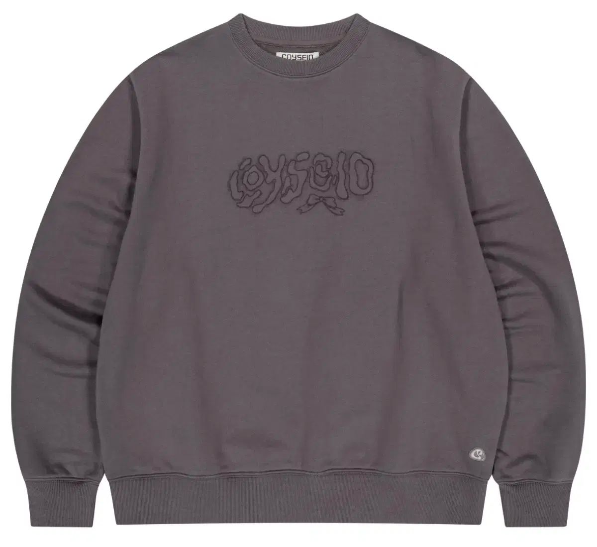 イッセイ スウェトシャツ パープル グレー