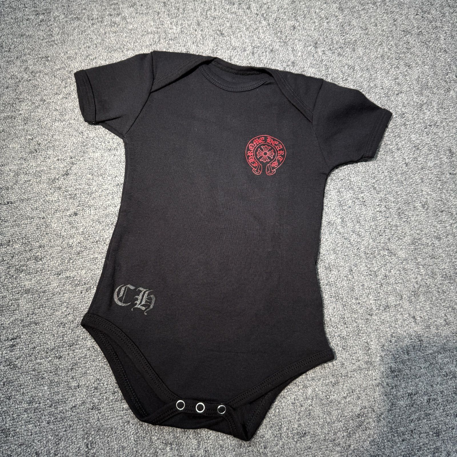 Chrome hearts クロムハーツ HORESE SHOE ROMPER ベビー服 ロンパース 18 m