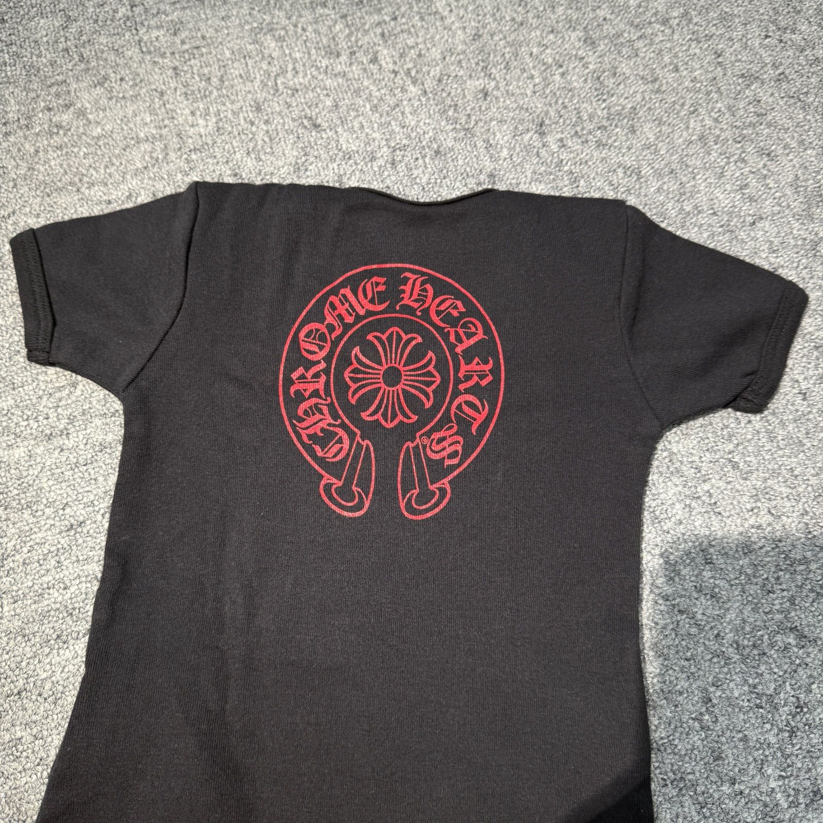  Chrome hearts クロムハーツ HORESE SHOE ROMPER ベビー服 ロンパース 18 m ロンパース カバーオール ベビー服(~95cm)