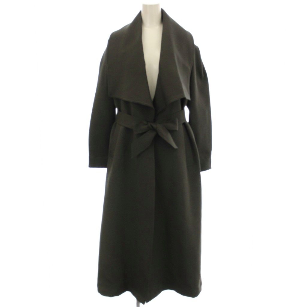 アメリヴィンテージ Ameri VINTAGE BIG COLLAR TUCK COAT ビッグ ロング コート S グレー G