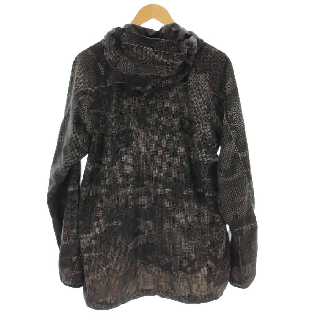 アンドワンダー and wander マウンテンパーカー ナイロン ジャケット 迷彩 4 グレー 黒 574-0221010 G