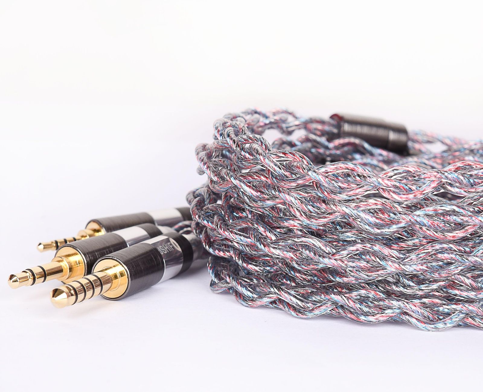 JSHiFi-Butterfly 2pin3.5mmリケーブル 純銀 銅銀パラジウム合金 銀メッキ線材 0.78mm CIEM2pinイヤホンアップグレードケーブル 3.5mmステレオ CIEM2pinイヤフォン交換ケーブル 2pin3.5mm