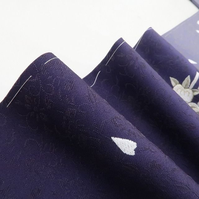 ❁tomihisa❁ 総刺繍 源氏香 着物 正絹 仕付け糸付 温か味と薫りをふっくら花開く物語 訪問着 4791