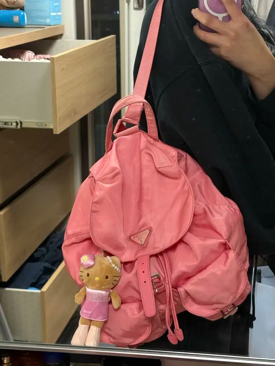  PRADA プラダ バックパック ミディアム ピンク リュック バックパック バッグ