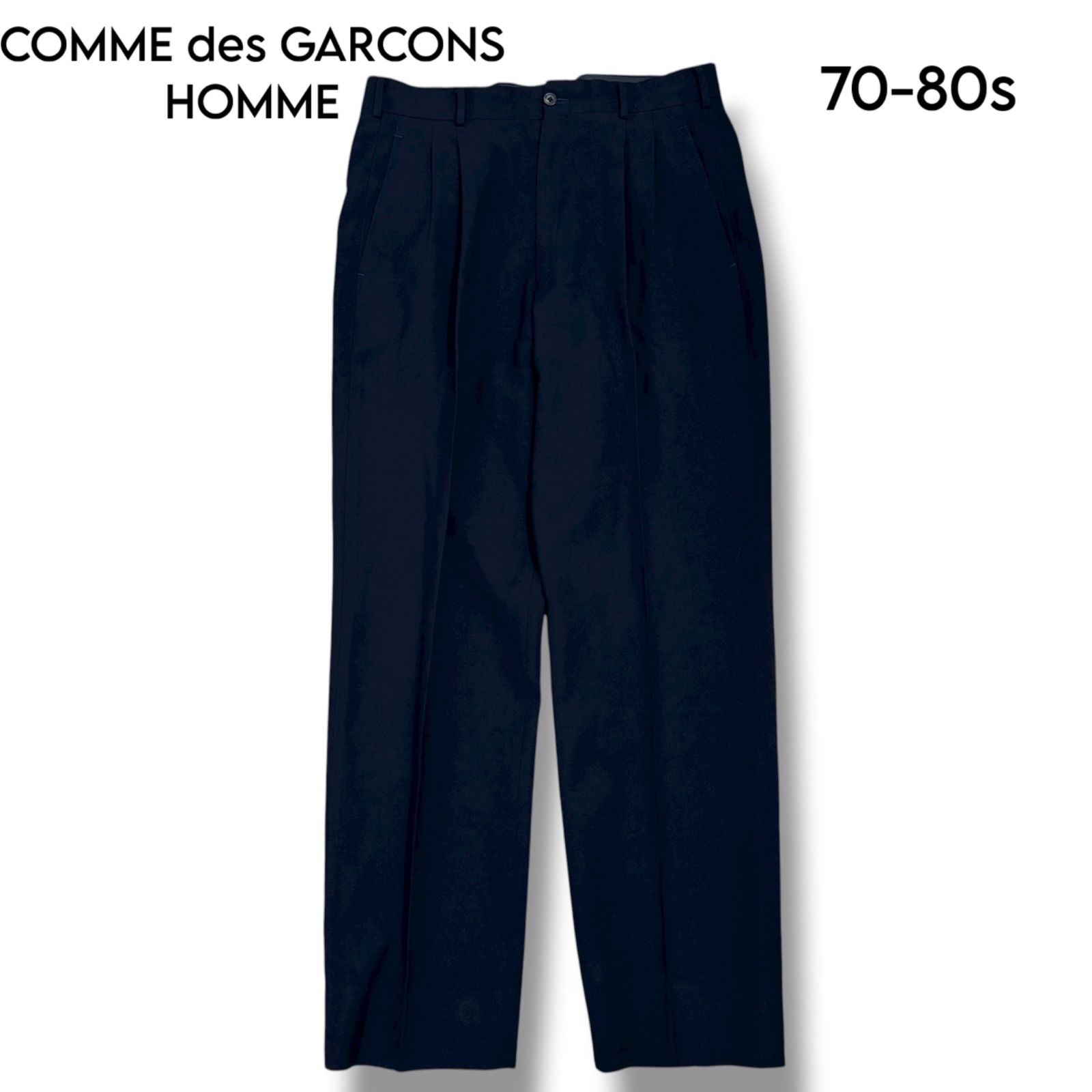 COMME des GARCONS HOMME 70-80s デカオム スラックスパンツ L