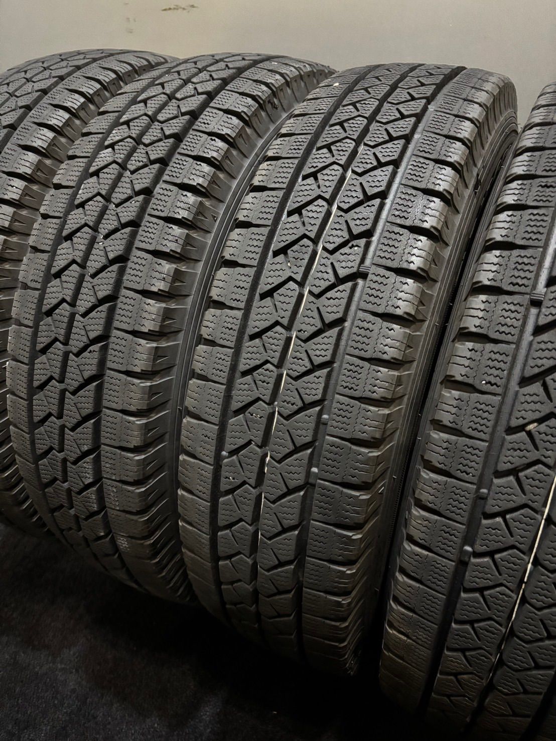 165 R 13 LT 8 PR VL 1 21年製 スタッドレス 4本 ブリヂストン ブリザック サクシード プロボックス 4 K 619