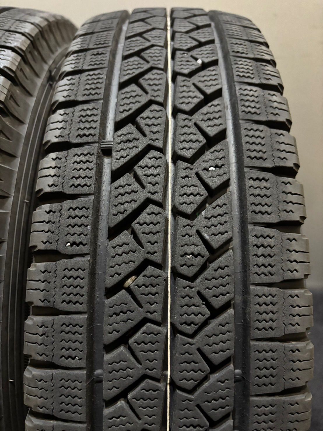 165 R 13 LT 8 PR VL 1 21年製 スタッドレス 4本 ブリヂストン ブリザック サクシード プロボックス 4 K 619