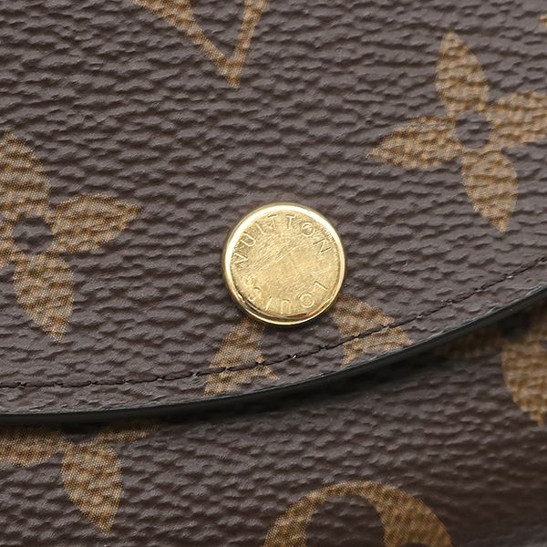 100％品質保証！ ルイヴィトン LOUIS VUITTON コインケース ポルトモネ ロザリ コインケース モノグラムキャンバス モノグラム×フューシャ ゴールド金具 茶 ミニウォレット M41939 RFID