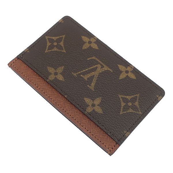 ルイヴィトン LOUIS VUITTON カードケース ポルト カルト サーンプル モノグラムキャンバス アルマニャック 茶 名刺入れ 定期入れ M 61733 SP 0065 箱
