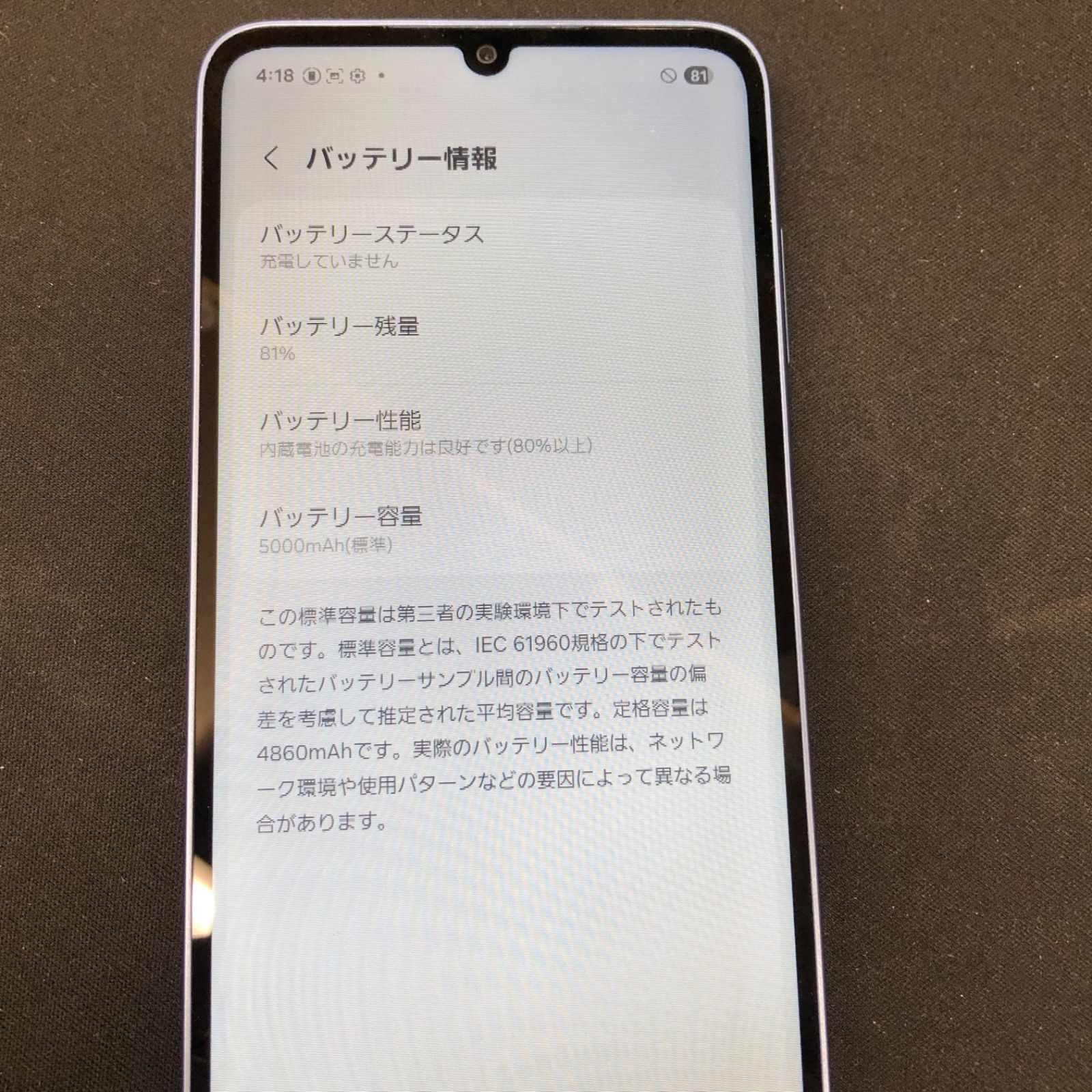 訳あり品】Galaxy A25 5G au SIMロック解除済 64GB 購入 SCG33 ブルー