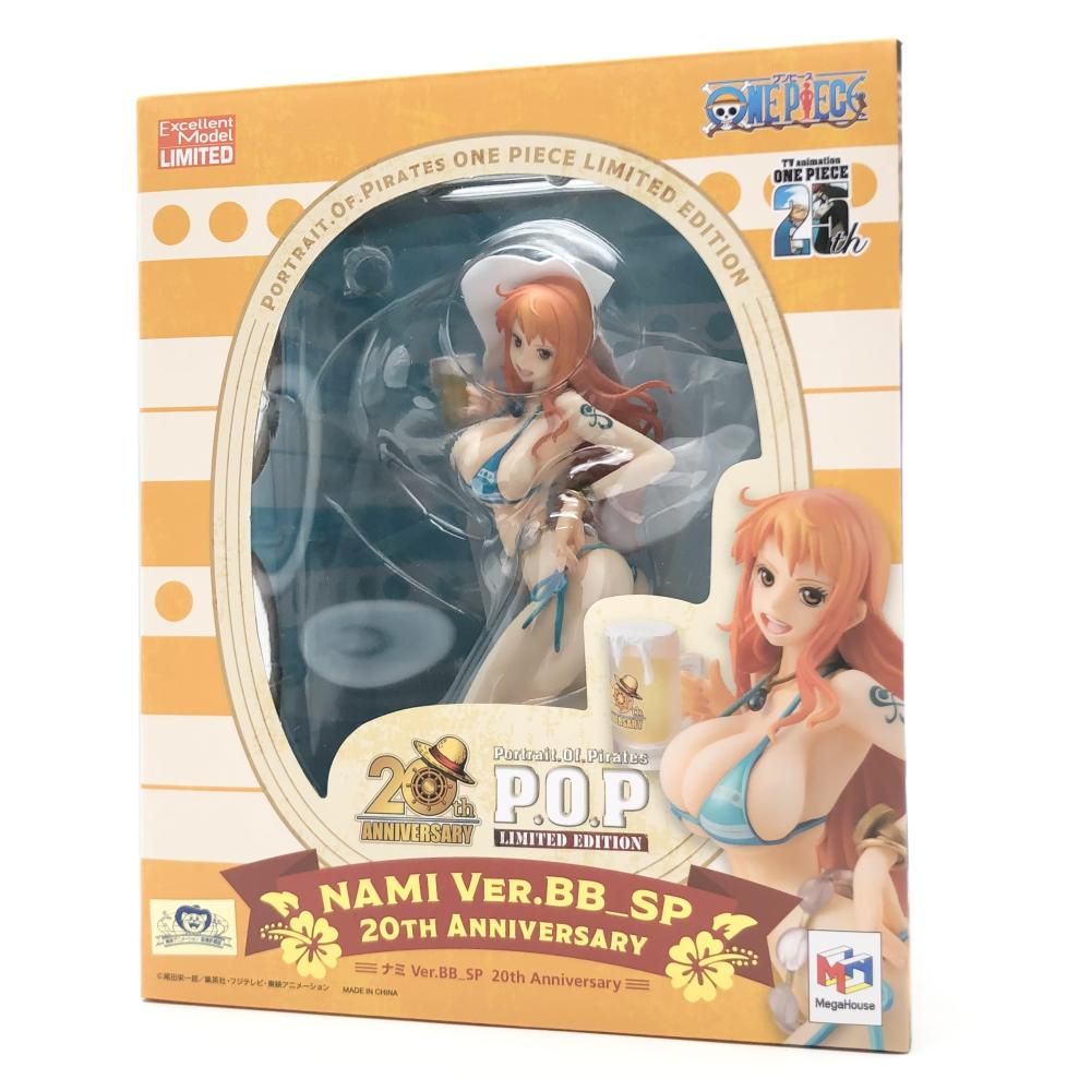 訳有 メガハウス ONE PIECE ワンピース P.O.P LIMITED EDITION ナミ Ver.BB_SP 20th Anniversary 水着 17