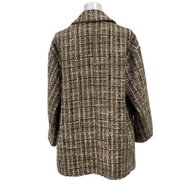 新品　Ballsey ツイード　ラメ　ワンピース 36 ◇ 未使用 ボールジィ Ballsey ラメミックスツイード テーラーカラー