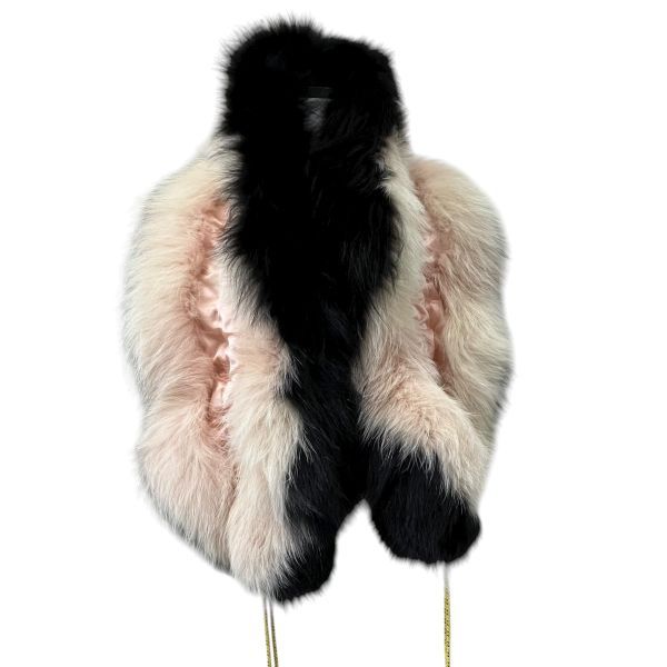 ○ フェンディ FENDI ファーストール マフラー フォックスファー バイ