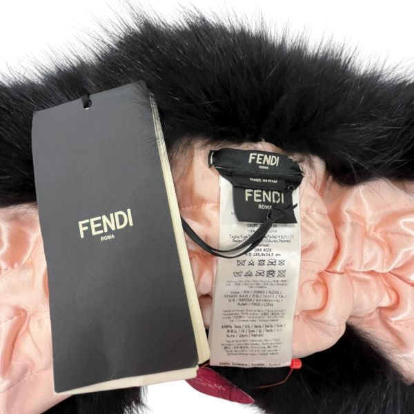 ○ フェンディ FENDI ファーストール マフラー フォックスファー バイ