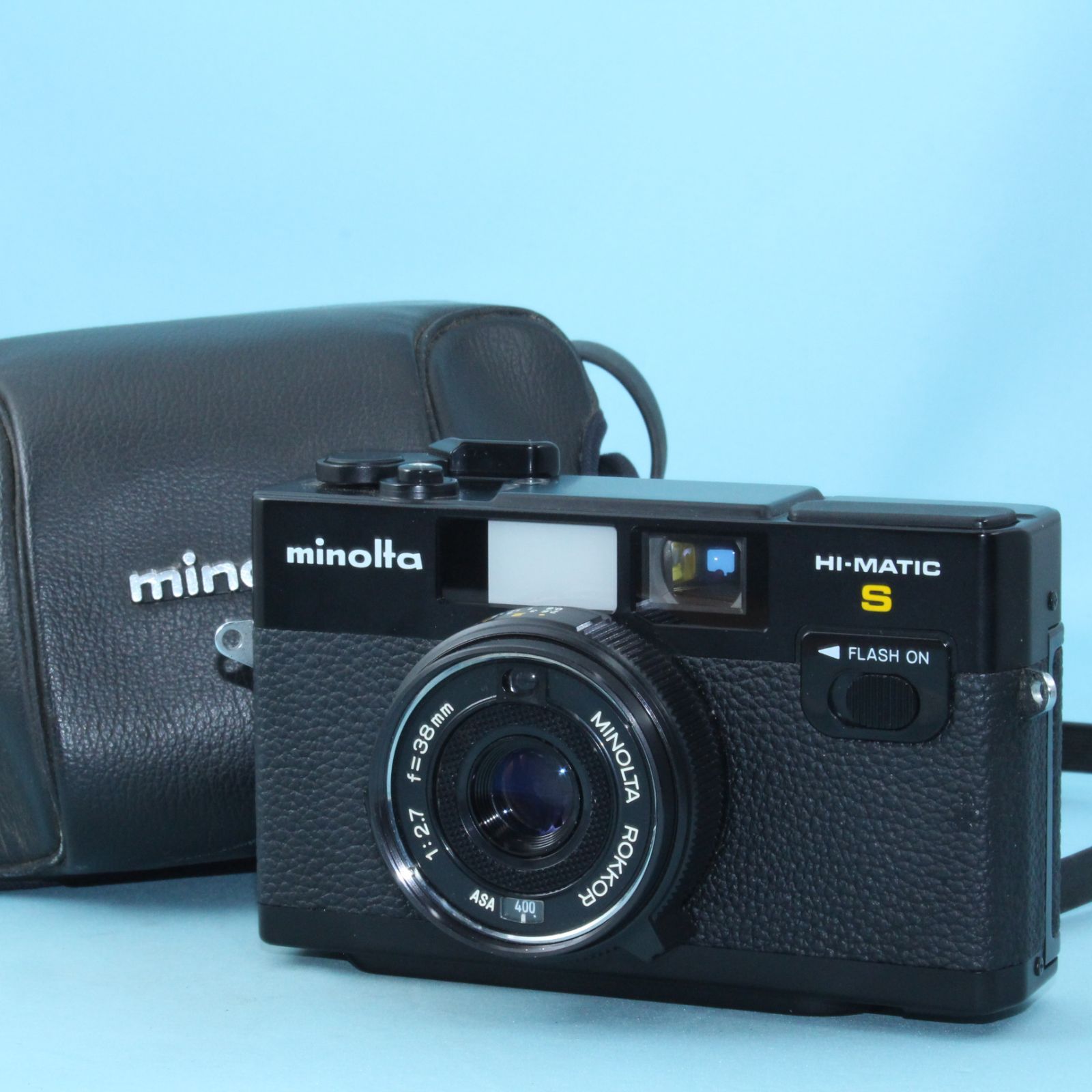 美品 Minolta HI-MATIC S ブラック ボディ 返品保証 ミノルタ