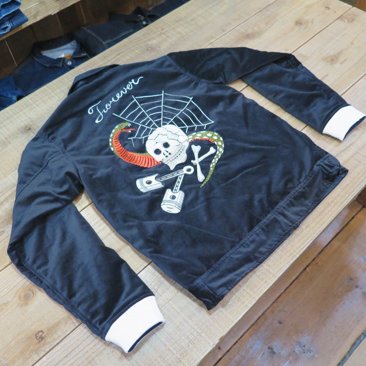 ウエストライド フォーエバースカル スーベニアジャケット リバーシブル WEST RIDE FOREVER SKULL SOUVENIR JACKET