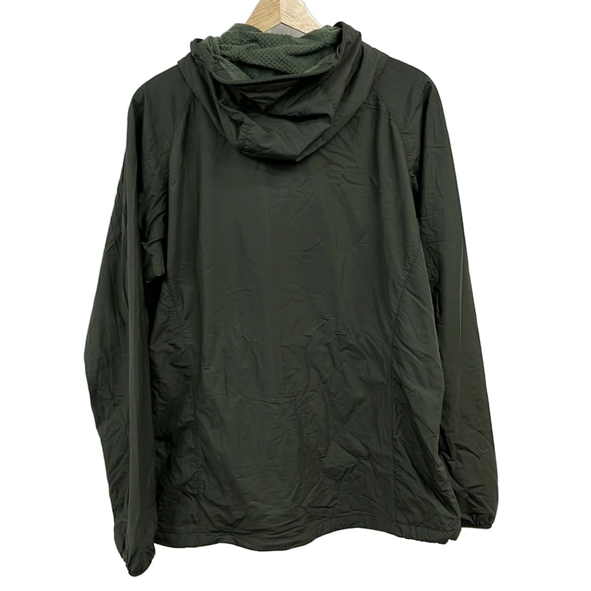 mont-bell モンベル ブルゾン サイズL メンズ - ダークグリーン 長袖 ジップアップ 収納ポーチ付き 春 秋