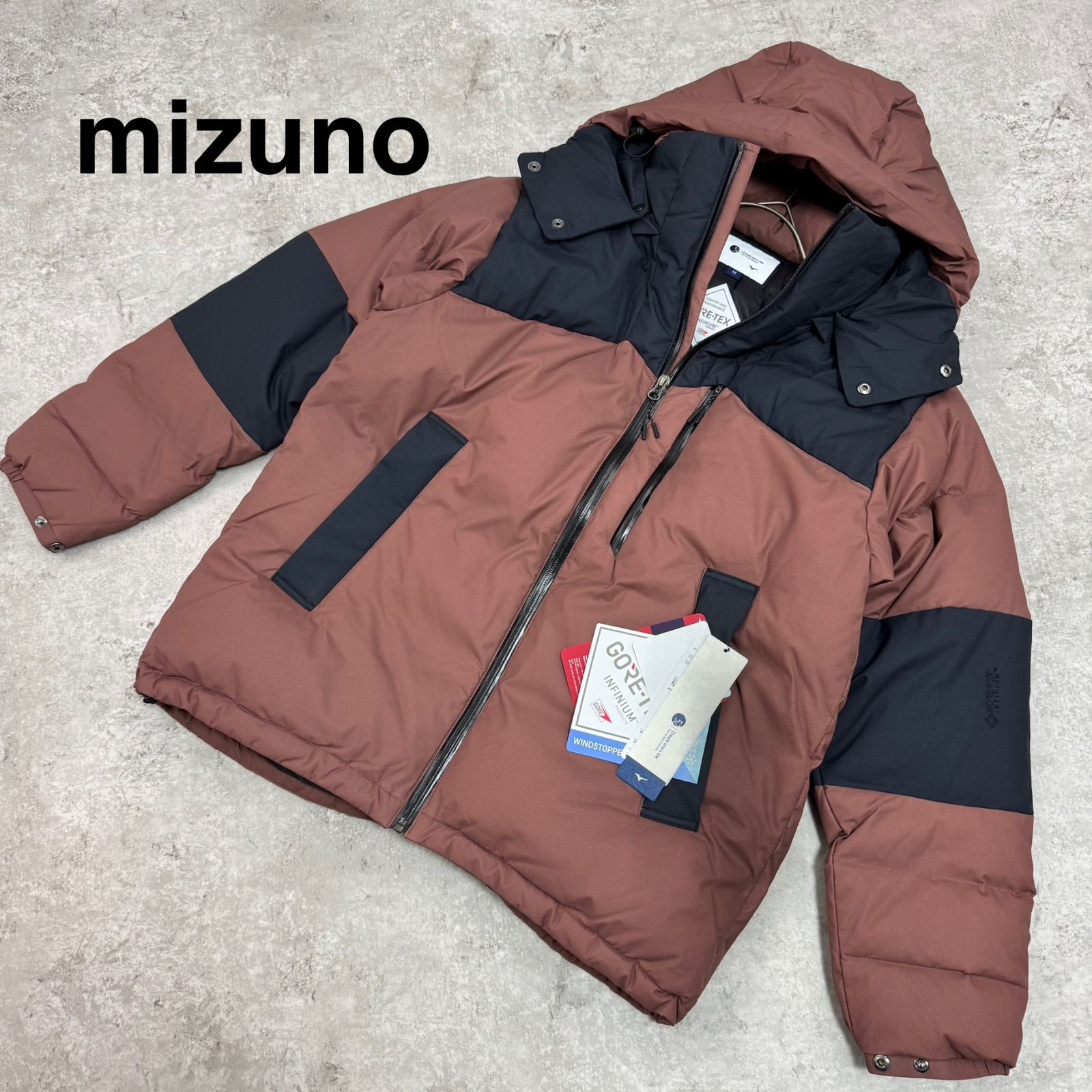 未使用】mizuno ダウンジャケット 吸湿発熱 WINDSTOPPER ダウラギリ 