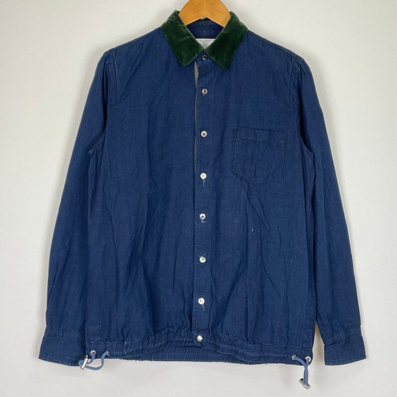 品 Sacai サカイ 16AW VELOUR COLLAR DRAWSTRING L S SHIRT 16-01090M ベロア ドローストリング ロングスリーブ シャツ トップス 長袖 140-251110-ts-03-tei