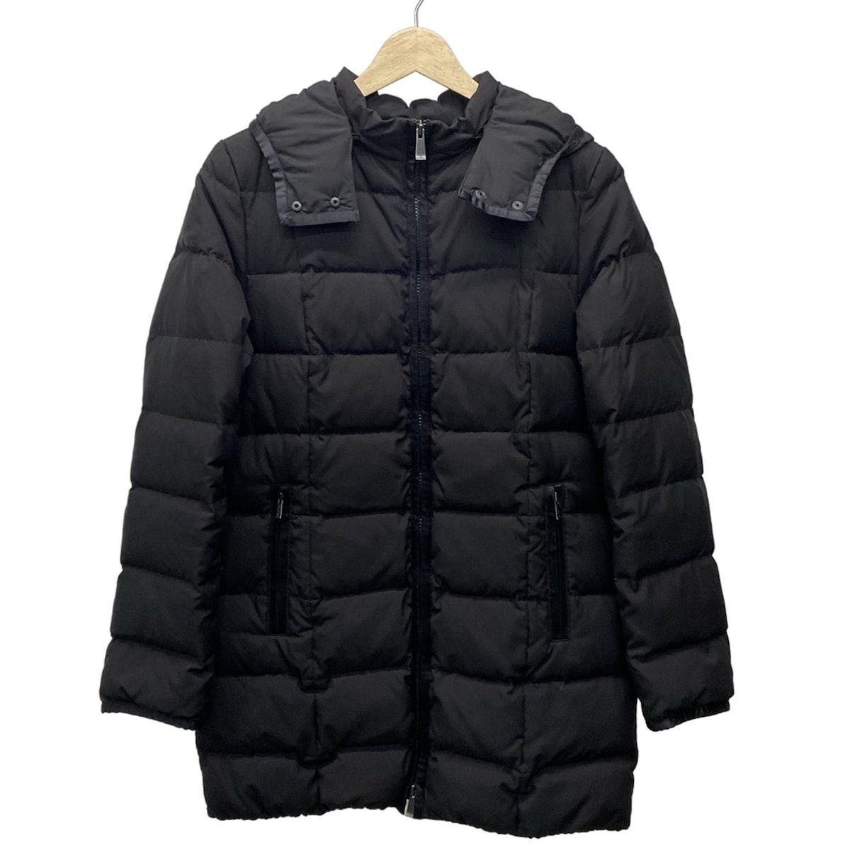 PaulStuart ポールスチュアート ダウンコート サイズ8 M レディース - 黒 長袖 冬
