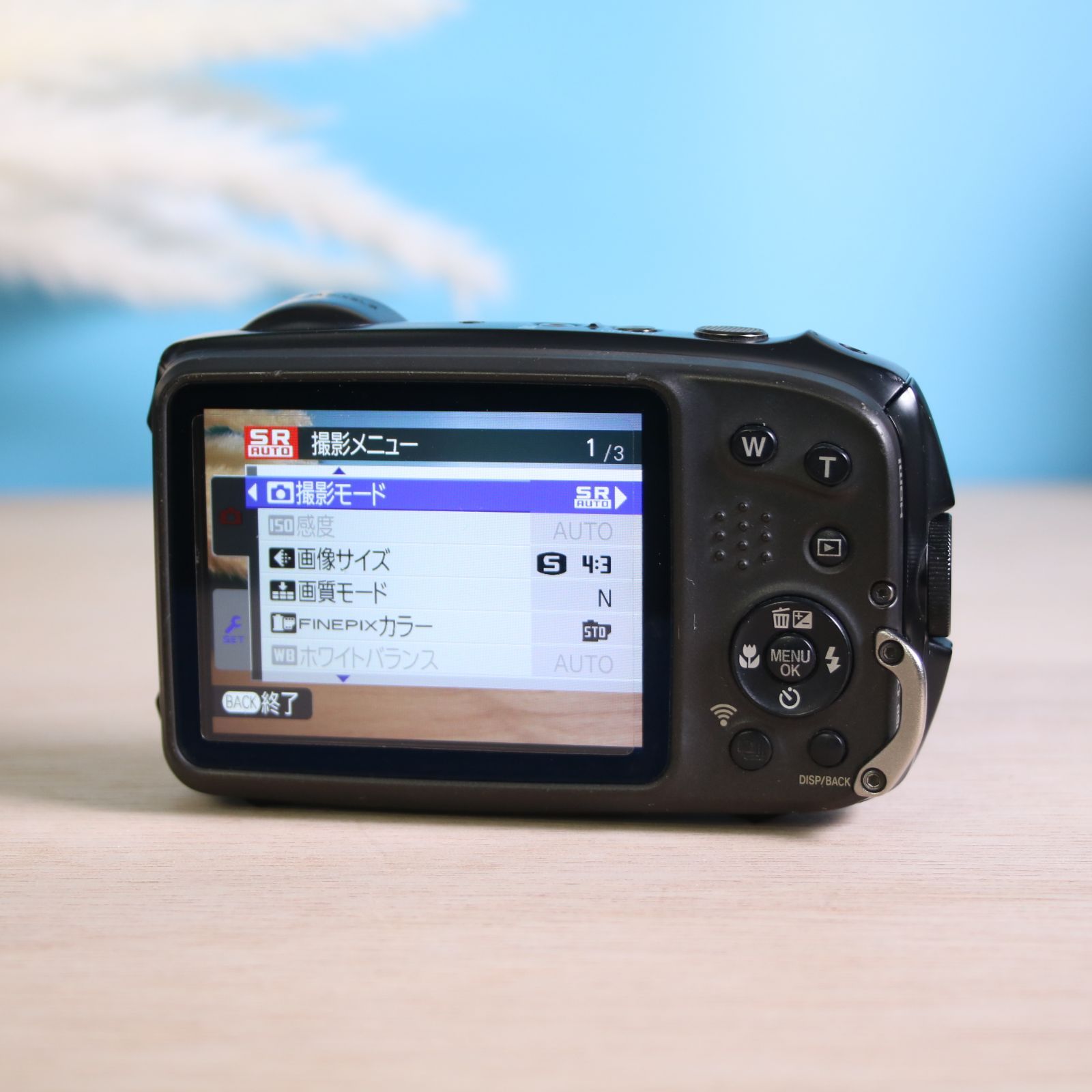 防水◎Wi-Fi◎❁美品❁FUJIFILM FinePix XP90 防水対応 スマホ転送OK