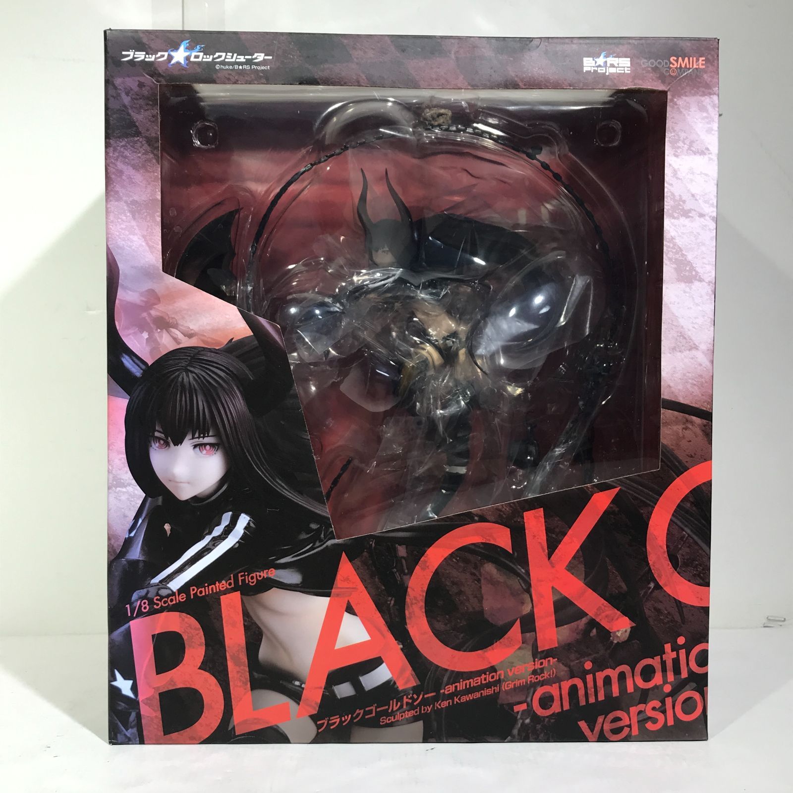 城東41-114 ブラック ロックシューター ブラックゴールドソー アニメーションバージョン 1 8スケール PVC 製塗装済み完成品 フィギュア