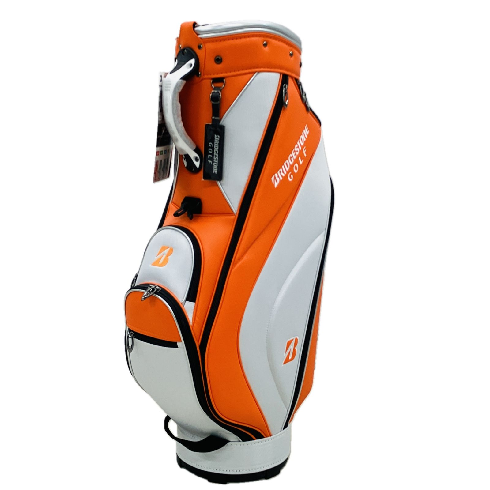 BRIDGESTONE CBG422 キャディバック 軽量 9型 オレンジ ゴルフ C10607946