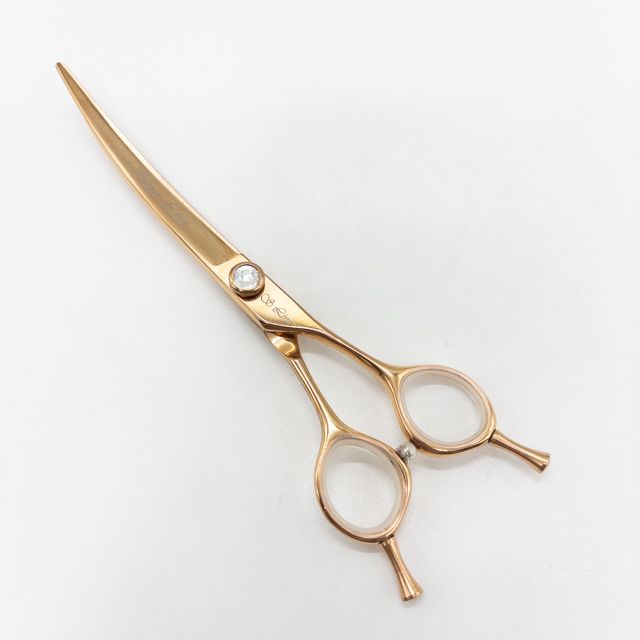 シルバーラインSilverLine のこぎり刃スリムカーブSC 6535 トリミングシザー メガネ 右利き トリマー ペット 6 5インチ sc 2664