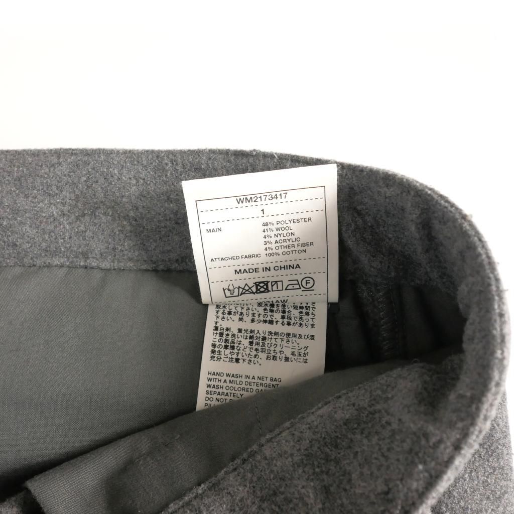 ホワイトマウンテニアリング White Mountaineering グラミチ 21 AW WOOL DARTED PANTS ウールダーテッドパンツ スラックス 1 グレー スラックス パンツ メンズ