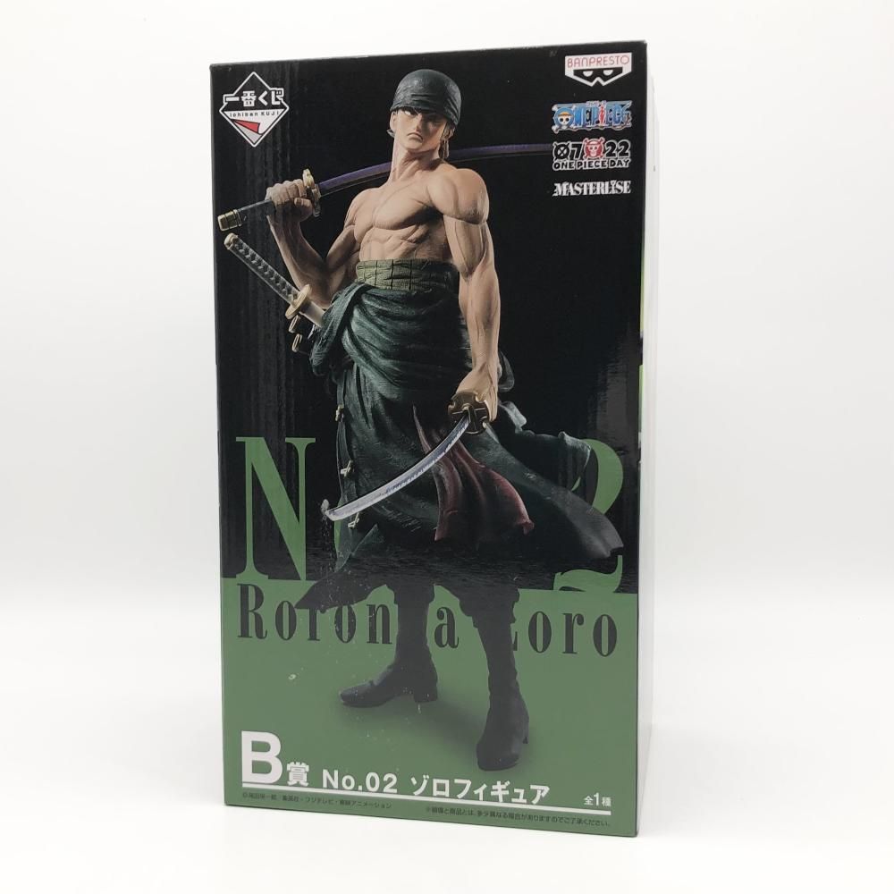 開封 バンプレスト 一番くじ ワンピース THE BEST EDITION B賞 No.02 ゾロ フィギュア MASTERLISE 17