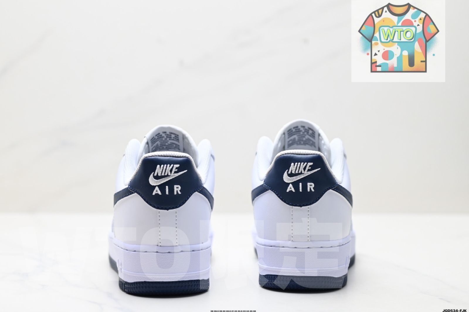  NIKE AIR FORCE 1‘07オリジナル型紙とボードを使用した ロートップエアフォースワンのフォルムを再現-WTO輸入4 スニーカー 靴